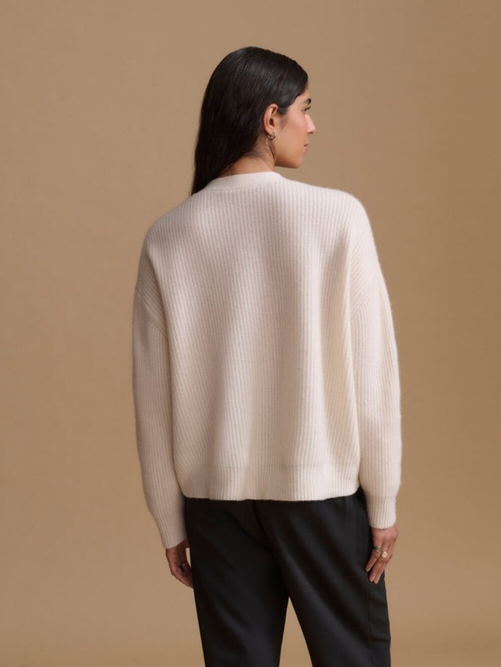 Jenni Kayne Cropped Cashmere Cocoon Cardigan - Picture 5 of 7